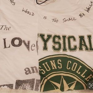 NWOT Current Elliott Pieced Crewneck Tee